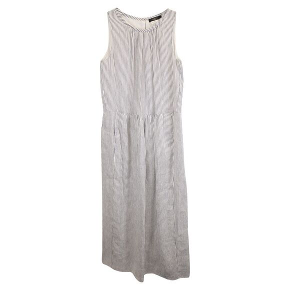 Weekend Max Mara Striped Sleeveless Maxi Dress in Light...